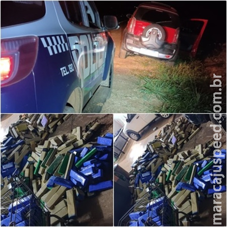 Grande Apreensão de Drogas em Sidrolândia: Polícia confisca 699 tabletes de maconha e 22 pacotes de Skunk Grande Apreensão de Drogas em Sidrolândia: Polícia confisca 699 tabletes de maconha e 22 pacotes de Skunk