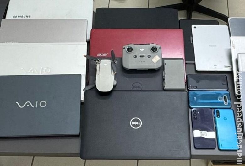 Grupo que furtou eletrônicos de mais de 20 pessoas em MS é preso em Goiás Grupo que furtou eletrônicos de mais de 20 pessoas em MS é preso em Goiás