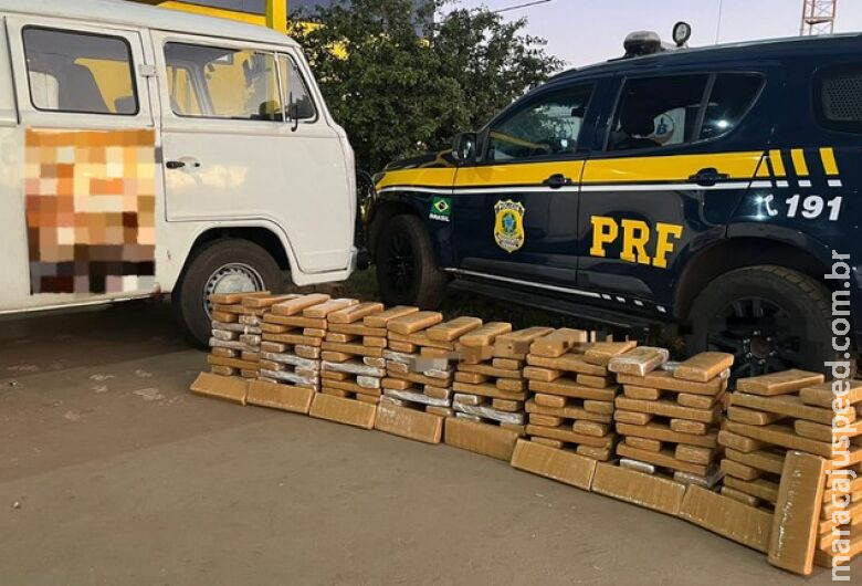 Homem é preso com Kombi recheada de drogas em Bandeirantes Homem é preso com Kombi recheada de drogas em Bandeirantes