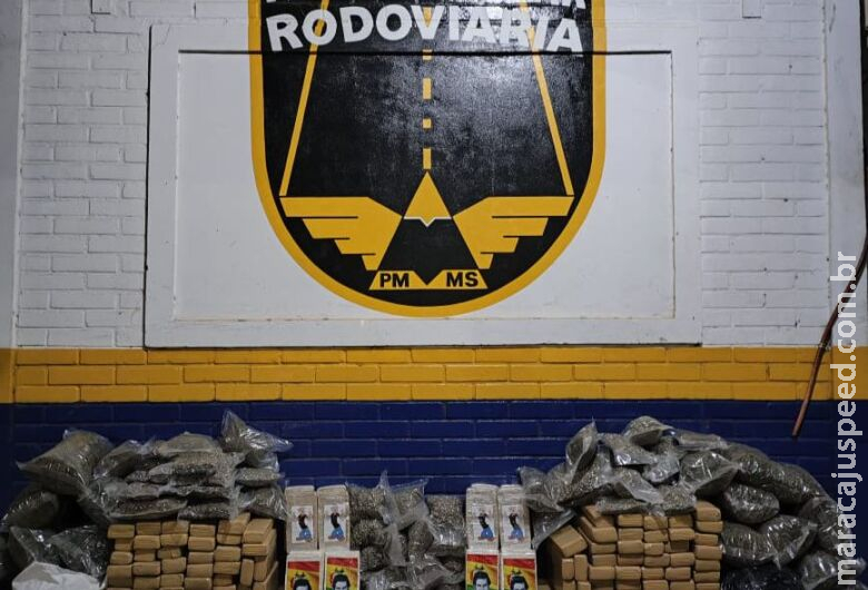 Homem é preso na MS-164 com droga avaliada em R$ 1,5 milhão Homem é preso na MS-164 com droga avaliada em R$ 1,5 milhão