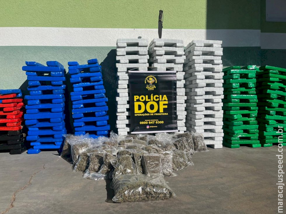 Homem que seguia com mais de 350 quilos de drogas para São Paulo é preso pelo DOF em Iguatemi Homem que seguia com mais de 350 quilos de drogas para São Paulo é preso pelo DOF em Iguatemi