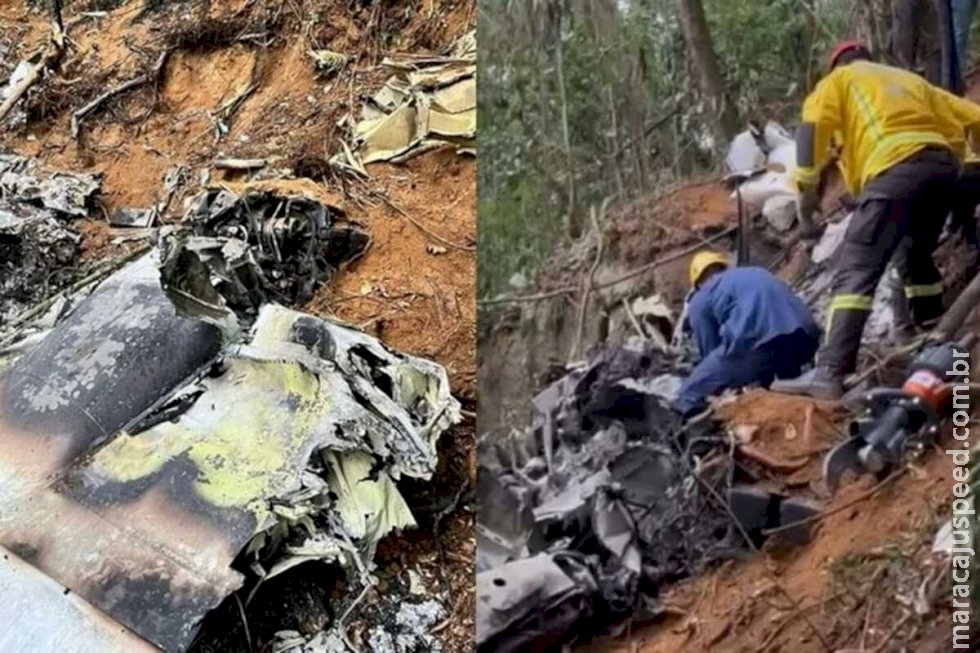 Identificadas as duas vítimas da queda de avião bimotor em SC Identificadas as duas vítimas da queda de avião bimotor em SC