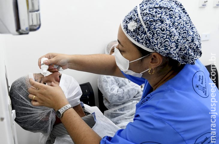 MS Saúde realiza mutirão de triagem e pré-operatório oftalmológicos em Dourados MS Saúde realiza mutirão de triagem e pré-operatório oftalmológicos em Dourados