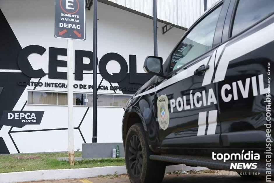 Mulher é presa após dar tapa, arrastar criança pelos cabelos em praça, em Anhanduí Mulher é presa após dar tapa, arrastar criança pelos cabelos em praça, em Anhanduí