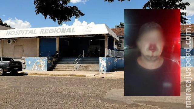 Pai de paciente leva soco de médico em hospital de Aquidauana Pai de paciente leva soco de médico em hospital de Aquidauana
