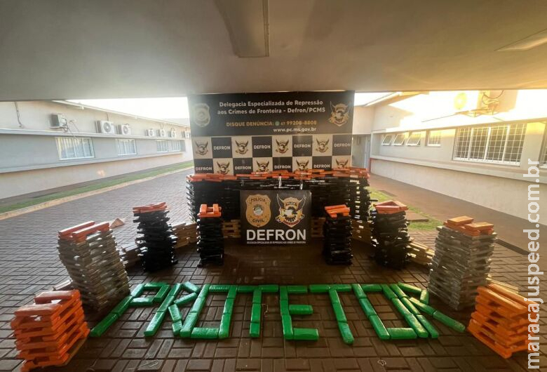 Polícia apreende quase uma tonelada de maconha em Ponta Porã