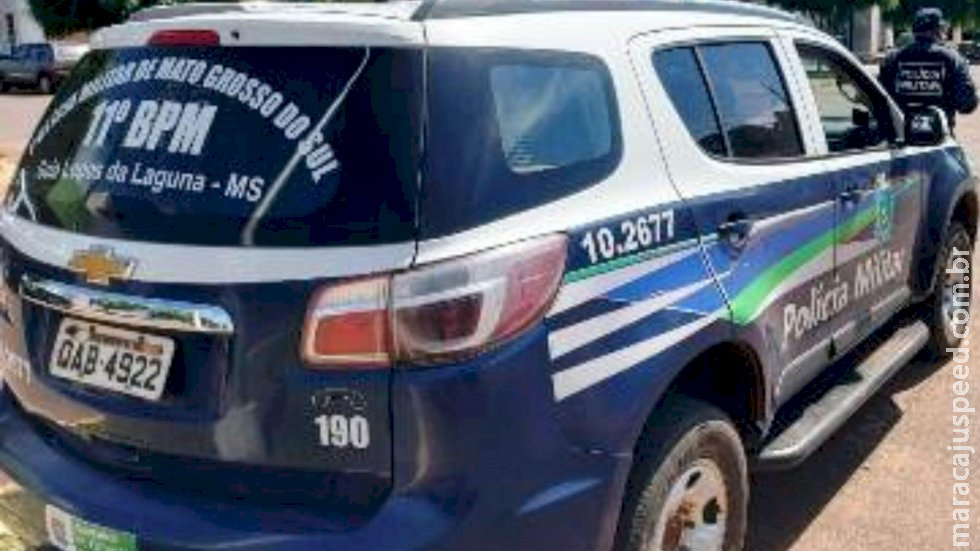 Usuário agride companheira ao ser impedido de trocar alimentos por drogas em Guia Lopes da Laguna Usuário agride companheira ao ser impedido de trocar alimentos por drogas em Guia Lopes da Laguna