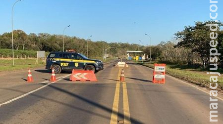 A PRF interditará o trânsito da BR 487 na divisa no Paraná com o Mato Grosso do Sul nesta sexta-feira 19 A PRF interditará o trânsito da BR 487 na divisa no Paraná com o Mato Grosso do Sul nesta sexta-feira 19