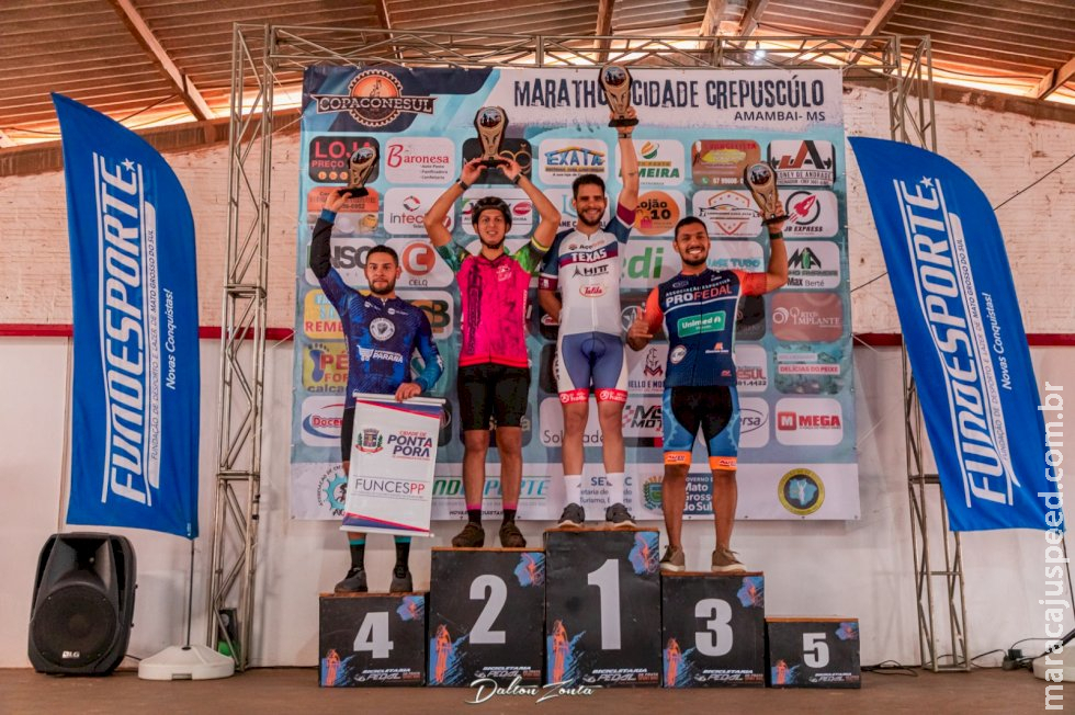 Atletas de Caarapó ocupam o pódio na 5ª etapa da Copa Conesul de MTB em Amambai Atletas de Caarapó ocupam o pódio na 5ª etapa da Copa Conesul de MTB em Amambai