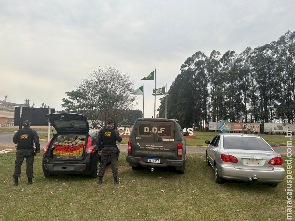 DOF prende em Caarapó homens que seguiam com maconha para São Paulo DOF prende em Caarapó homens que seguiam com maconha para São Paulo