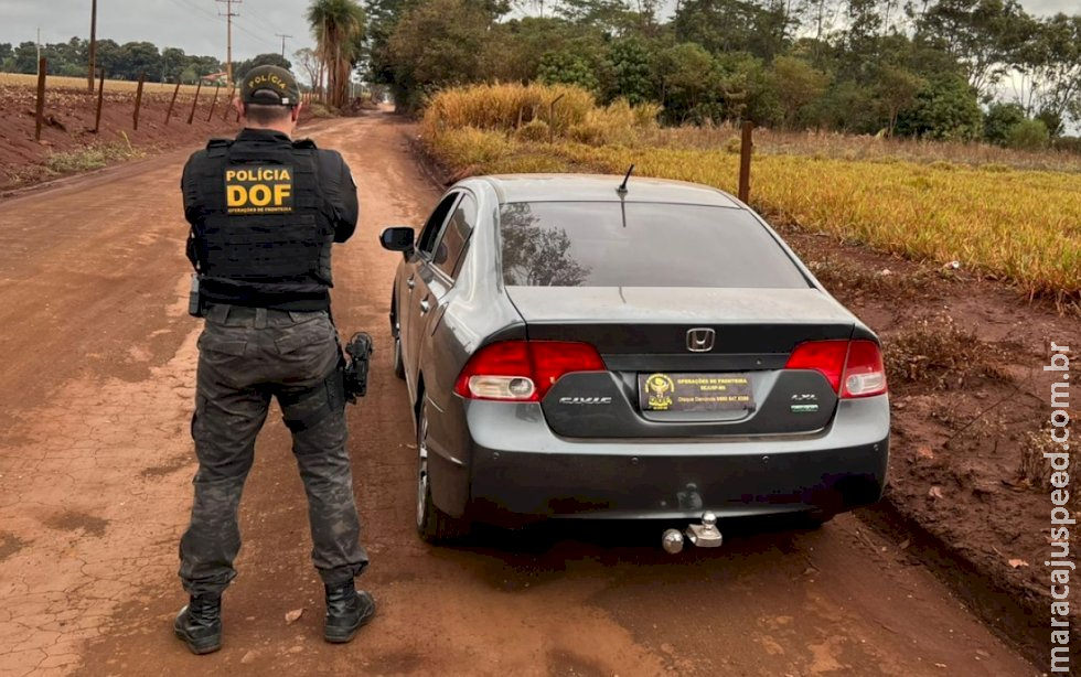 DOF recupera em Dourados, veículo com registro criminal por estelionato em Nova Andradina DOF recupera em Dourados, veículo com registro criminal por estelionato em Nova Andradina