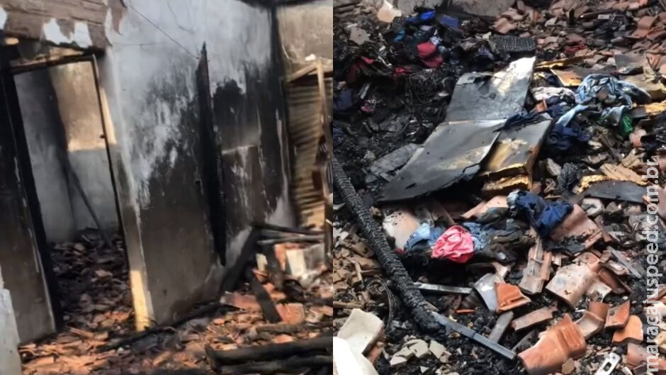 Dona de casa alugada desabafa após ter imóvel incendiado em Rio Brilhante Dona de casa alugada desabafa após ter imóvel incendiado em Rio Brilhante