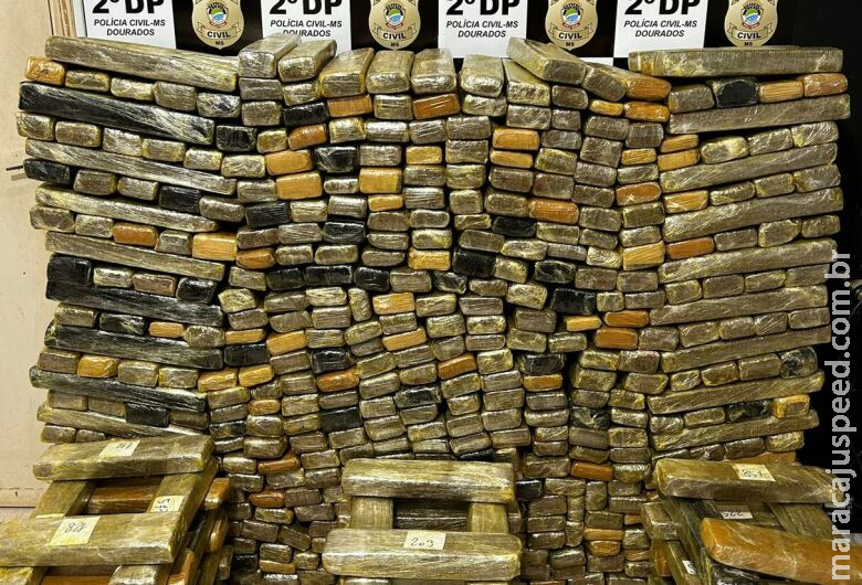 Dupla é presa com mais de 600 kg de maconha durante operação em Dourados