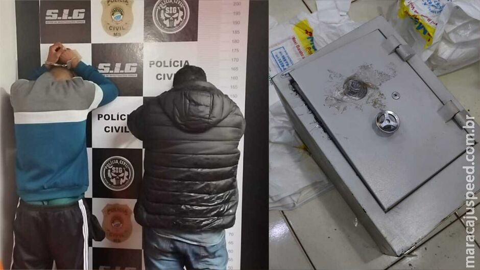 Dupla que arrombou cofres em comércios de Dourados e Fátima do Sul é presa em Bataguassu Dupla que arrombou cofres em comércios de Dourados e Fátima do Sul é presa em Bataguassu