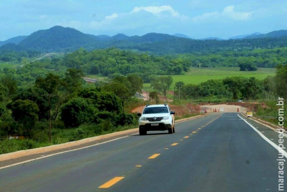 Estrada que encurta o trecho Campo Grande-Bonito em 40 km é inaugurada