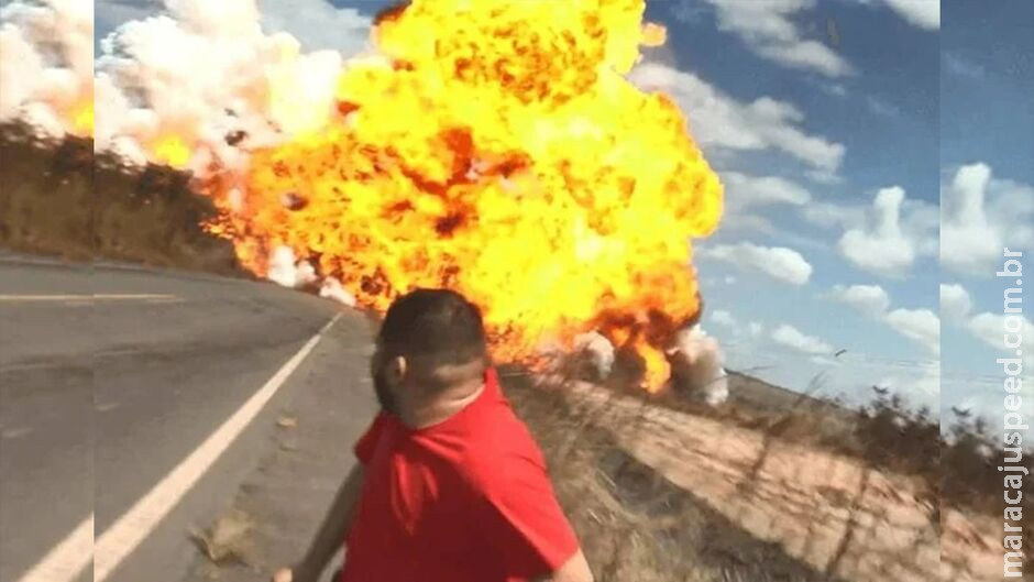 Explosão de caminhão-taque deixa jornalistas feridos no Pará Explosão de caminhão-taque deixa jornalistas feridos no Pará