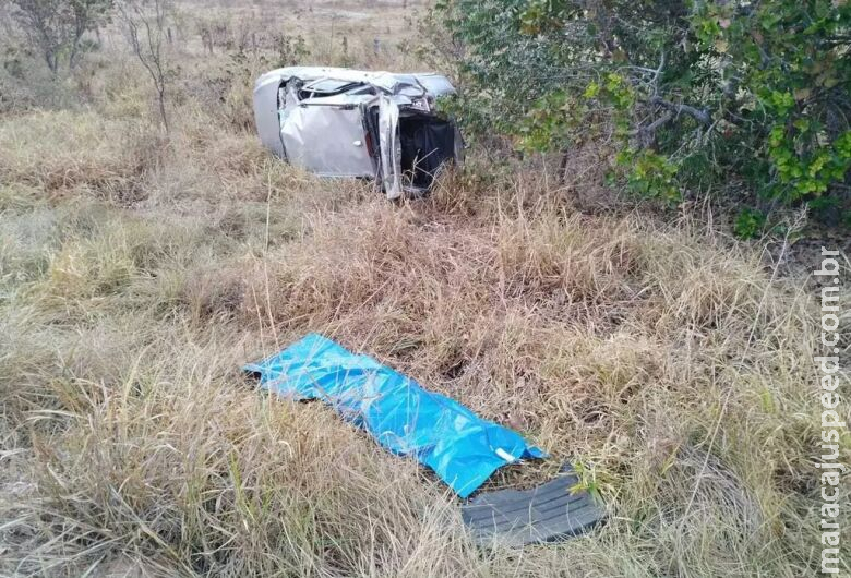 Filho de secretário de obras morre após capotamento em rodovia de MS