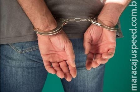 Homem com mandado de prisão é detido pela força tática em Sidrolândia Homem com mandado de prisão é detido pela força tática em Sidrolândia