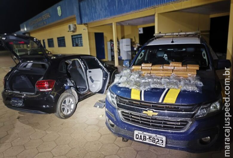 Homem é preso com drogas em abordagem policial na BR-267 Homem é preso com drogas em abordagem policial na BR-267