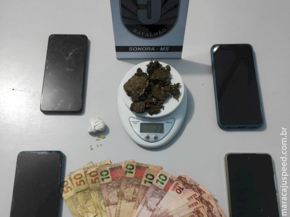 Jovem é preso em flagrante por tráfico de drogas Jovem é preso em flagrante por tráfico de drogas