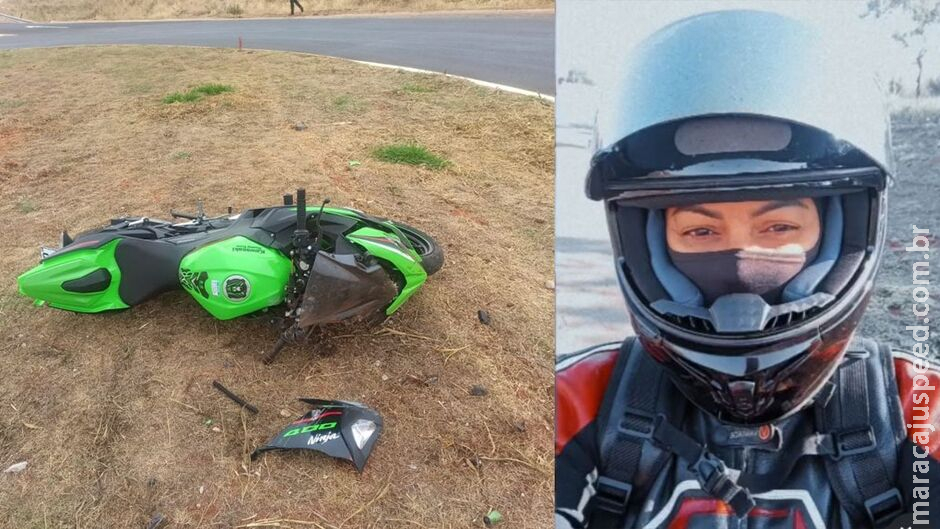 Morre motociclista acidentada na MS-316: Morre motociclista acidentada na MS-316: