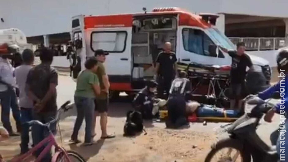 Motociclista é reanimado após acidente e caminhoneiro foge em Três Lagoas Motociclista é reanimado após acidente e caminhoneiro foge em Três Lagoas