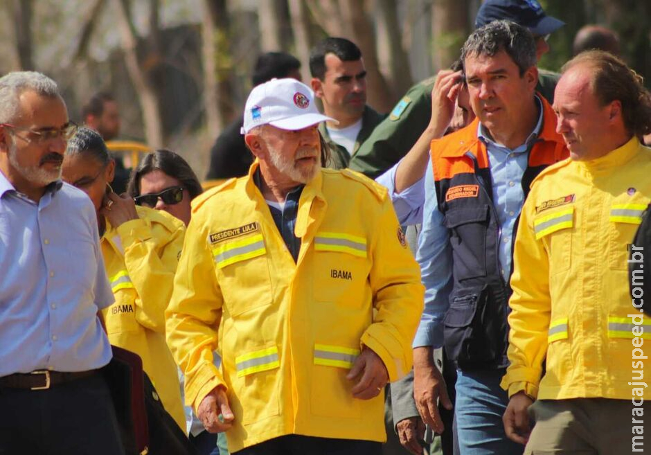 Riedel elogia Lula por reforço no combate a incêndios no Pantanal Riedel elogia Lula por reforço no combate a incêndios no Pantanal