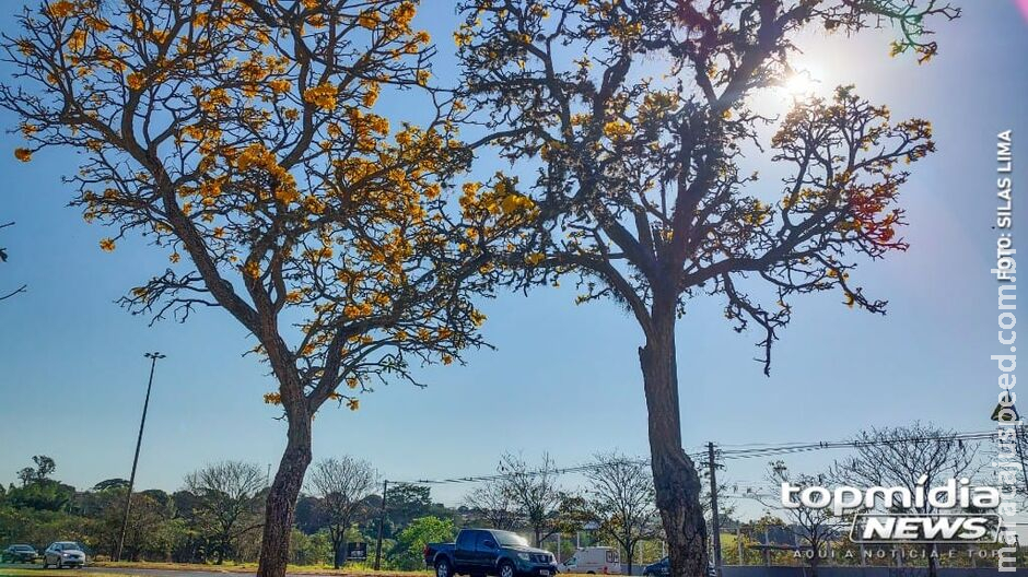 Calor permanece até quarta com temperaturas até 37°C em MS Calor permanece até quarta com temperaturas até 37°C em MS