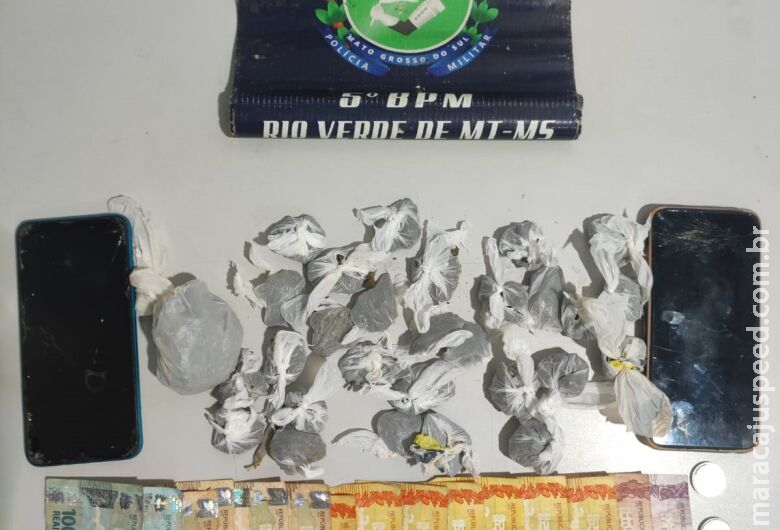 Com ficha policial extensa, jovens são presos por tráfico em Rio Verde Com ficha policial extensa, jovens são presos por tráfico em Rio Verde