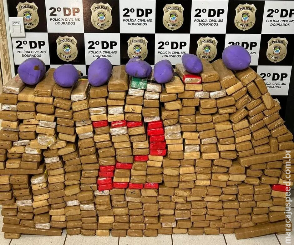 Dois homens são presos em flagrante por manterem depósito de drogas em Dourados Dois homens são presos em flagrante por manterem depósito de drogas em Dourados