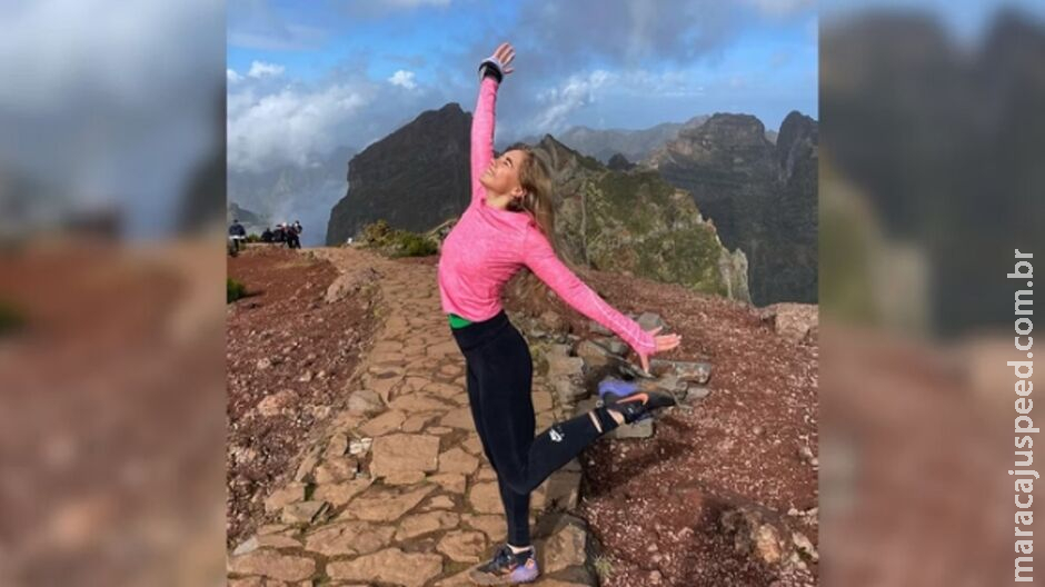 Ginasta de 23 anos morre após tentar tirar selfie em montanha na Alemanha Ginasta de 23 anos morre após tentar tirar selfie em montanha na Alemanha