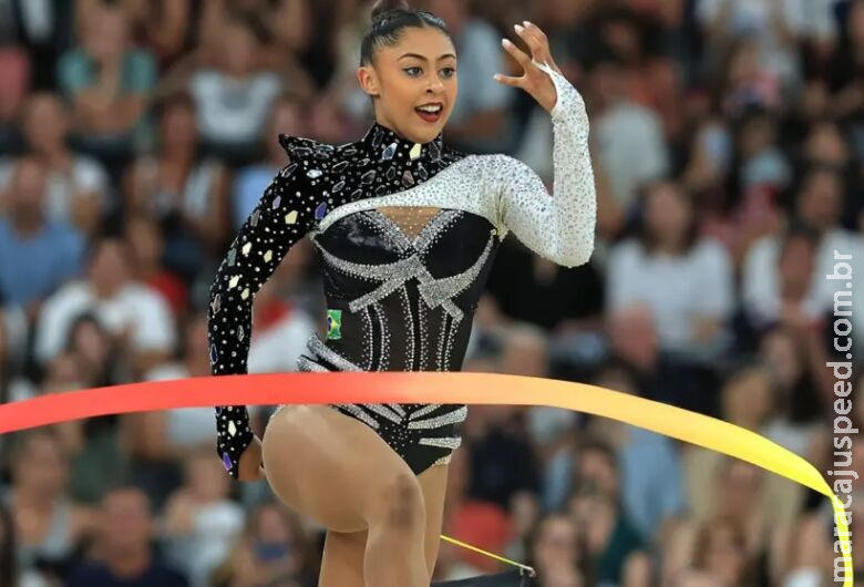 Ginástica rítmica: Bárbara Domingos põe Brasil em 1ª final individual Ginástica rítmica: Bárbara Domingos põe Brasil em 1ª final individual