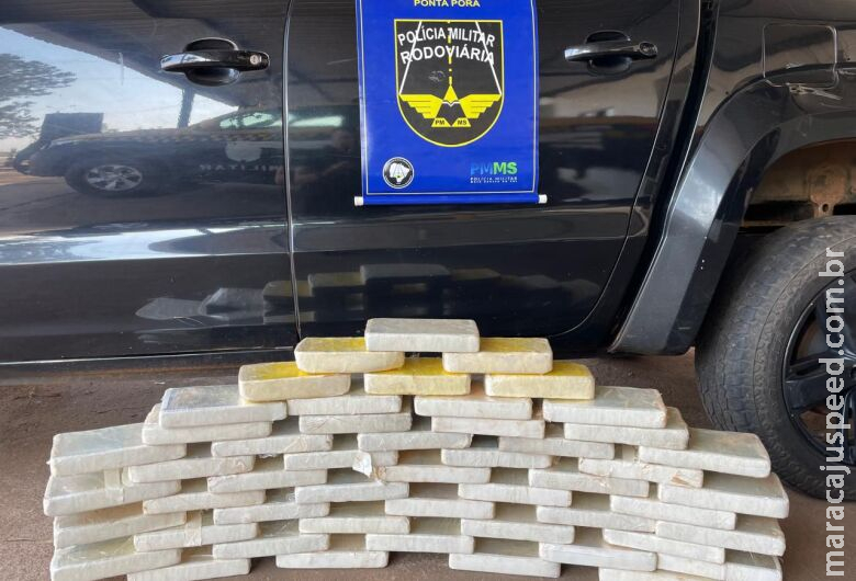 Homem é preso com cocaína avaliada em quase R$ 2,5 milhões Homem é preso com cocaína avaliada em quase R$ 2,5 milhões