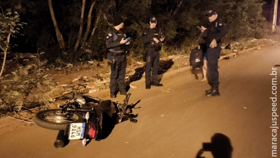 Idoso é atropelado por moto e sofre traumatismo craniano em Dourados Idoso é atropelado por moto e sofre traumatismo craniano em Dourados