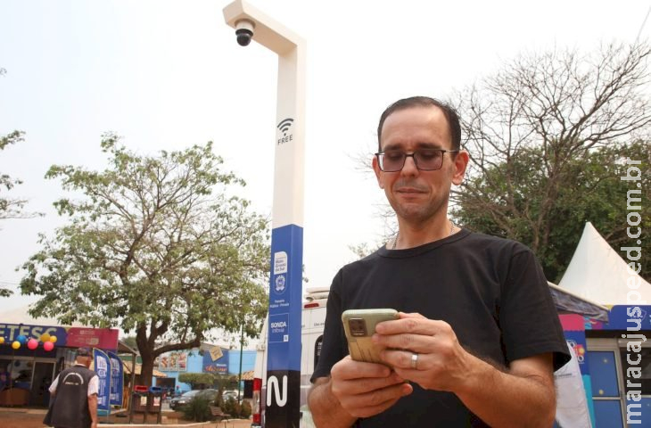 Infovia Digital: Governo leva internet gratuita para Praça da Liberdade durante o Festival de Inverno de Bonito Infovia Digital: Governo leva internet gratuita para Praça da Liberdade durante o Festival de Inverno de Bonito