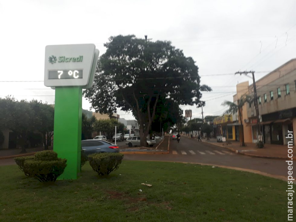 MS vai enfrentar nova frente fria com mínima de 7ºC MS vai enfrentar nova frente fria com mínima de 7ºC