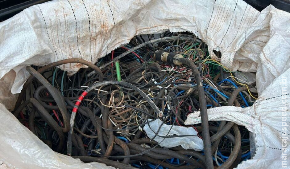 Polícia apreende 70 kg de fios de cobre e comerciante é presa em Três Lagoas Polícia apreende 70 kg de fios de cobre e comerciante é presa em Três Lagoas