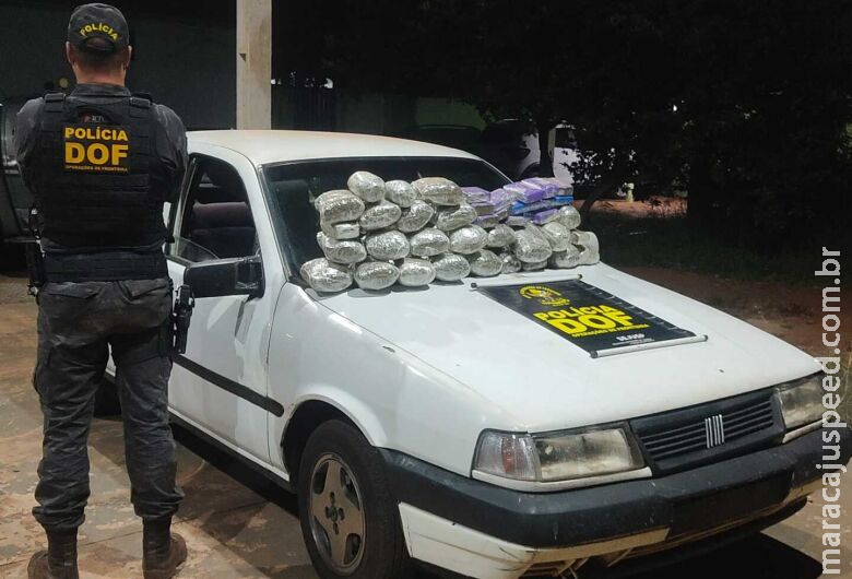 Polícia encontra maconha e skunk em fundo falso de veículo e prende homem Polícia encontra maconha e skunk em fundo falso de veículo e prende homem