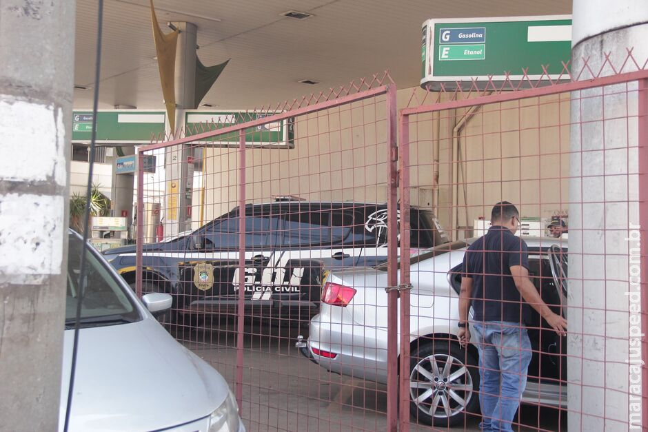 Posto de combustíveis é interditado e gerente é preso por fraude em Campo Grande Posto de combustíveis é interditado e gerente é preso por fraude em Campo Grande