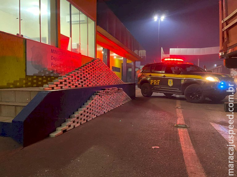PRF apreende mais de 400 Kg de cocaína em Corumbá