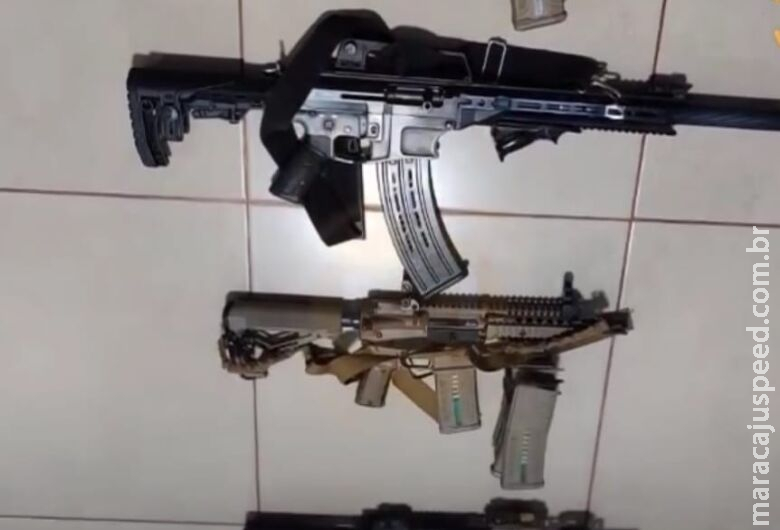 Senad apreende armamento e prende três durante 
