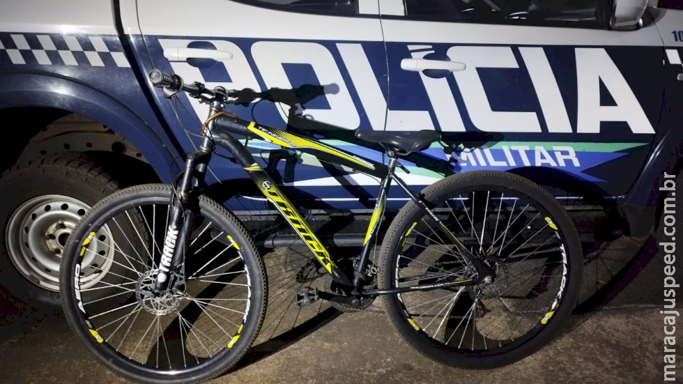 Acusado de furtar bicicleta em supermercado de Caarapó é preso pela PM Acusado de furtar bicicleta em supermercado de Caarapó é preso pela PM