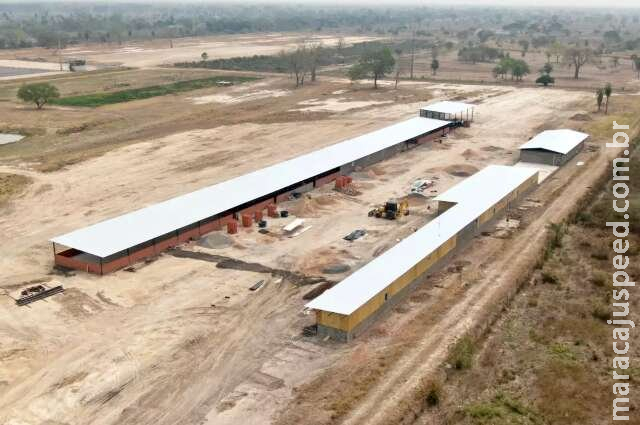 Consórcio levanta barracões para começar o acesso à ponte da Rota Bioceânica Consórcio levanta barracões para começar o acesso à ponte da Rota Bioceânica