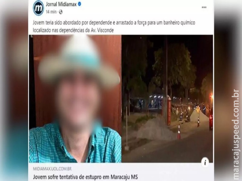Criminosos utilizam nome e logomarca do Jornal Midiamax em ‘fake news’ sobre estupro Criminosos utilizam nome e logomarca do Jornal Midiamax em ‘fake news’ sobre estupro