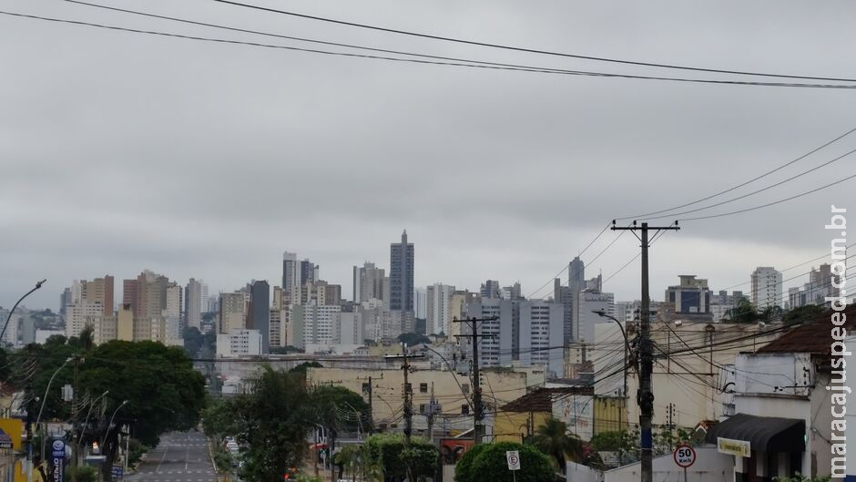 Ela chegou! Chuva cai e traz tempo ameno nesta segunda em grande parte de MS Ela chegou! Chuva cai e traz tempo ameno nesta segunda em grande parte de MS