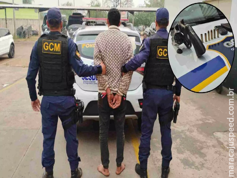 Foragido é flagrado atirando e acaba preso em flagrante após perseguição na Mata do Jacinto Foragido é flagrado atirando e acaba preso em flagrante após perseguição na Mata do Jacinto