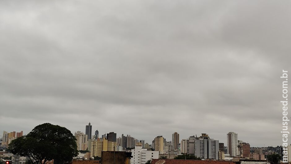 Frente fria reduz temperaturas e promete chuva em MS Frente fria reduz temperaturas e promete chuva em MS