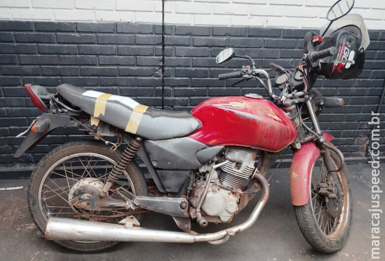Homem é preso em Dourados com motocicleta furtada em Rio Brilhante Homem é preso em Dourados com motocicleta furtada em Rio Brilhante