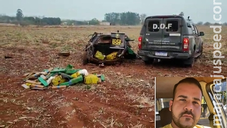 Homem que capotou veículo recheado de drogas em Sidrolândia morre em hospital Homem que capotou veículo recheado de drogas em Sidrolândia morre em hospital
