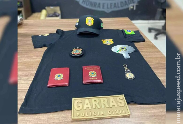 Homem se passa por delegado, utiliza distintivos e acaba preso Homem se passa por delegado, utiliza distintivos e acaba preso